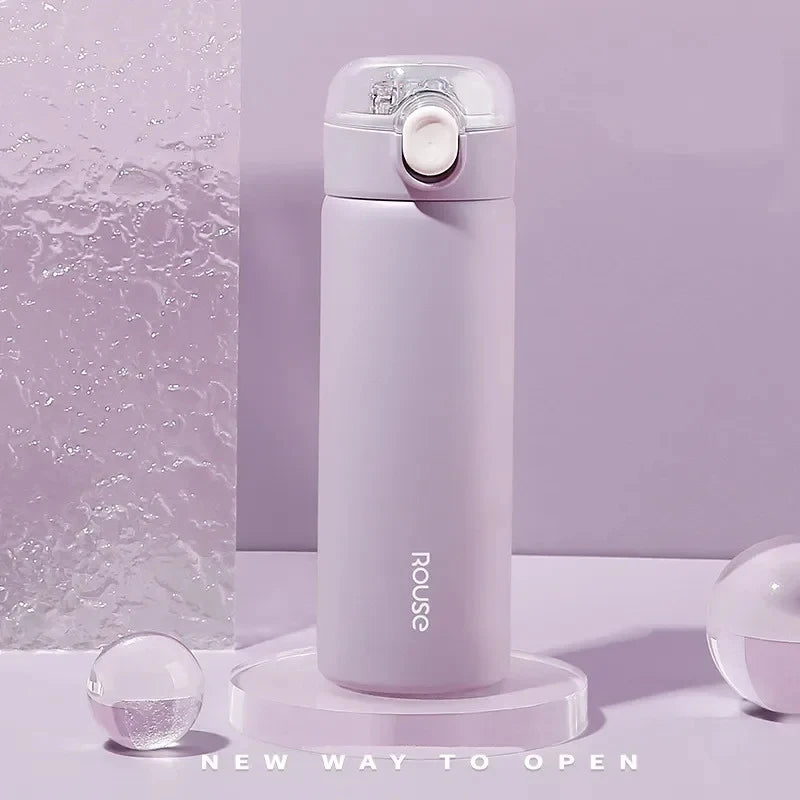 Thermosflasche I mit Strohalm