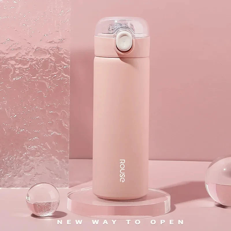 Thermosflasche I mit Strohalm